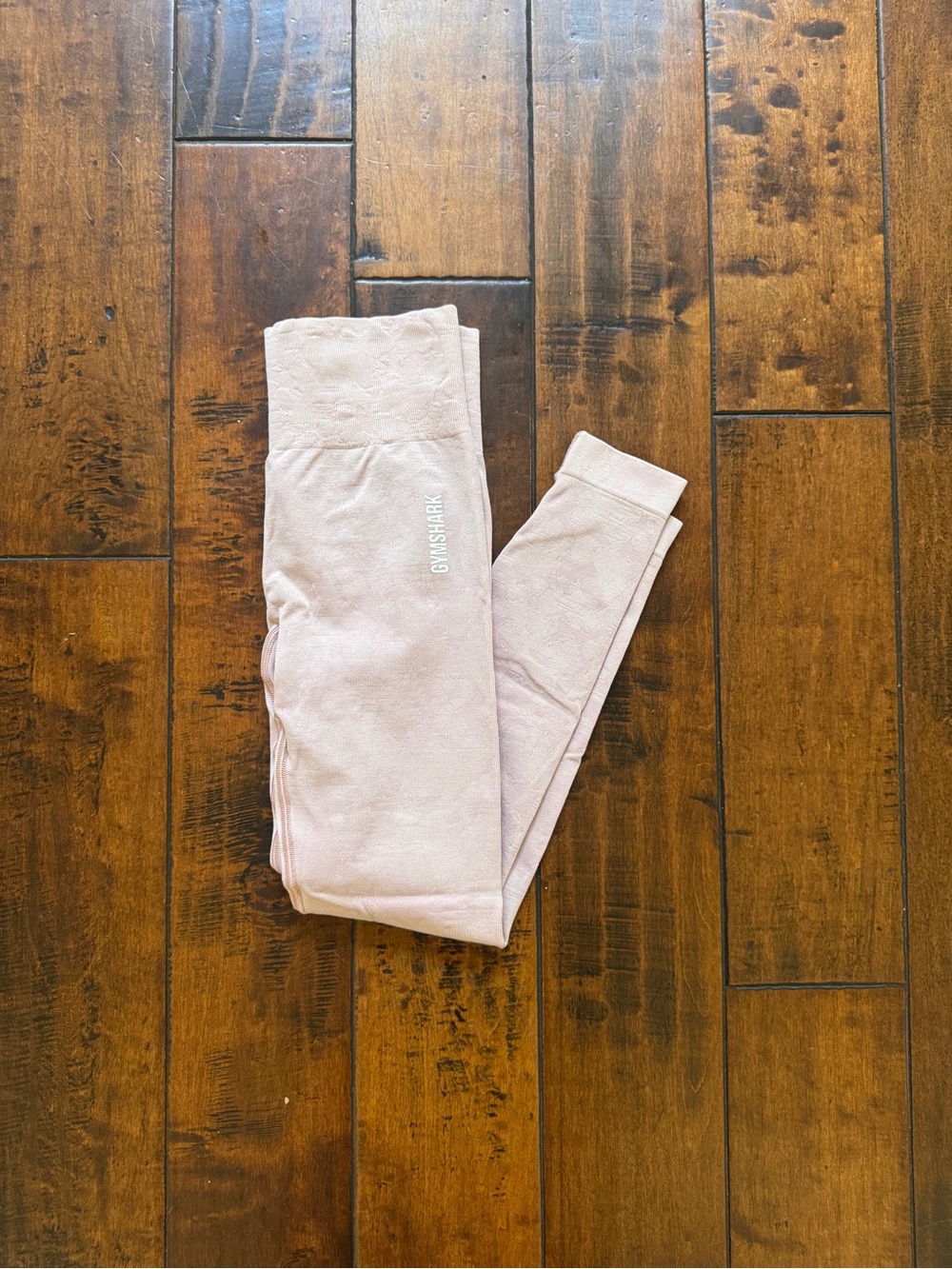 Gymshark Kids Light Blush Pink High-Waist Leggings